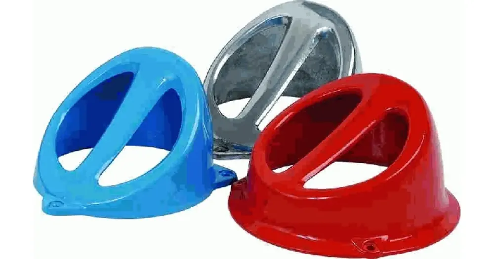 Tuulettimen suojuksen kehys 114mm punainen Peugeot / Piaggio Korkea Laatu