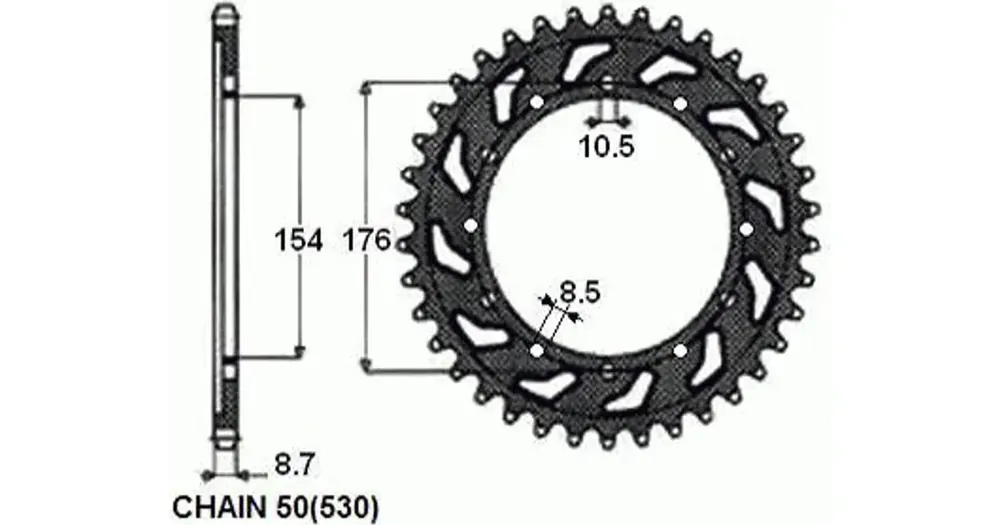 Osta Verkossa Takaratas SUNSTAR TERÄS SUNR1-5695 43 hammasta
