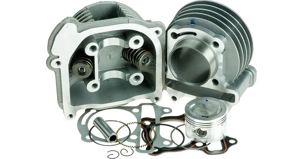Suoraan Valmistajalta Sylinterisarja kannella 47.00mm 80cc tappi 13mm ilman EGR 139QMB/QMA (GY6 50) 4T