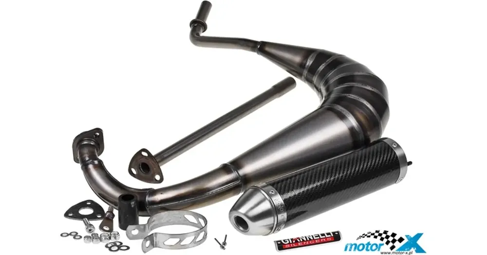 Giannelli Strada Carbon -pakoputki, Aprilia RS 50 06- / Derbi GPR 50 04-08 (E) Tehdashinta