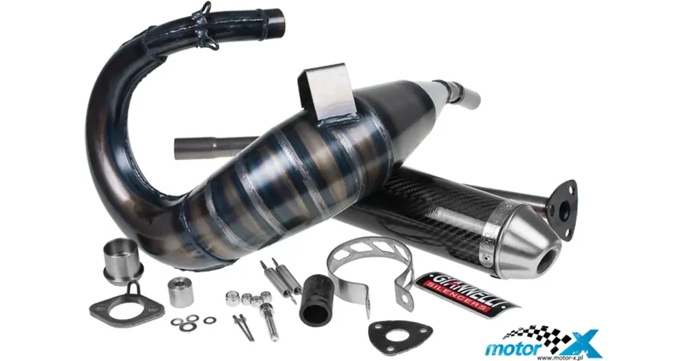 Eniten Myyty Giannelli Enduro Carbon -pakoputki, Aprilia RX / SX 50 06-17 (E)