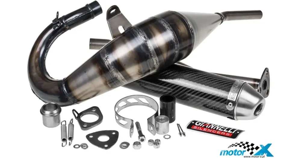 Nopea Toimitus Giannelli Enduro Carbon -pakoputki, Derbi Senda 2000, DRD / Gilera RCR, SMT (E)