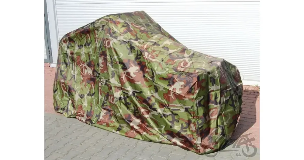 Alennettu Hinta ATV-peite 256x150x150cm maastokuvio, WM Motor