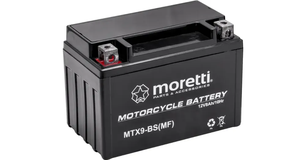 Moretti Parts MTX9-BS geeliakku 12V 8Ah 150x87x105mm 120CCA Edullinen