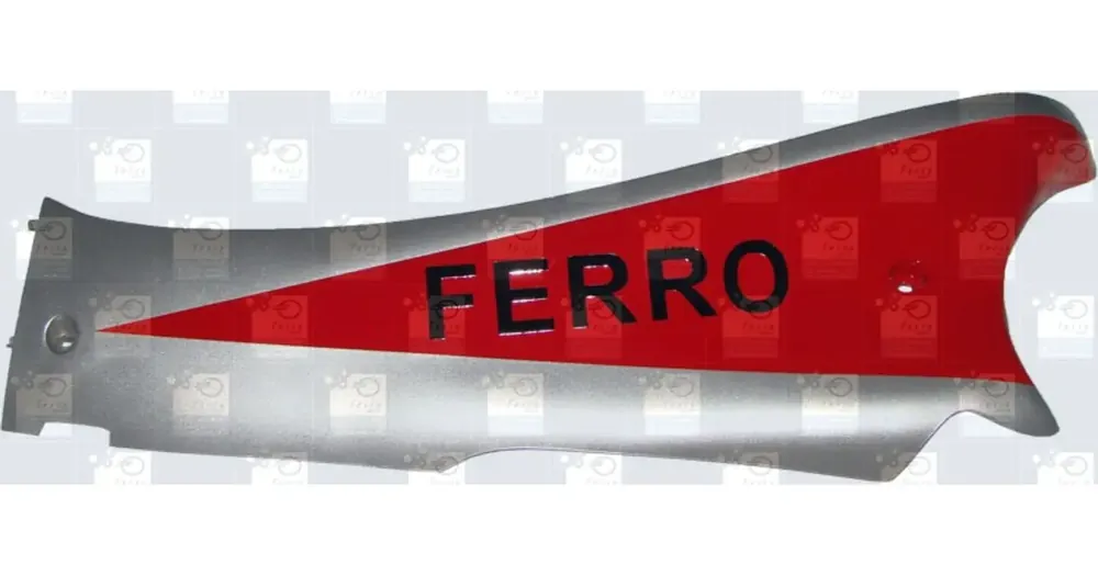 Kampanjahinta Vasemman puolen hopeanpunainen "Ferro" kynnyssuojus