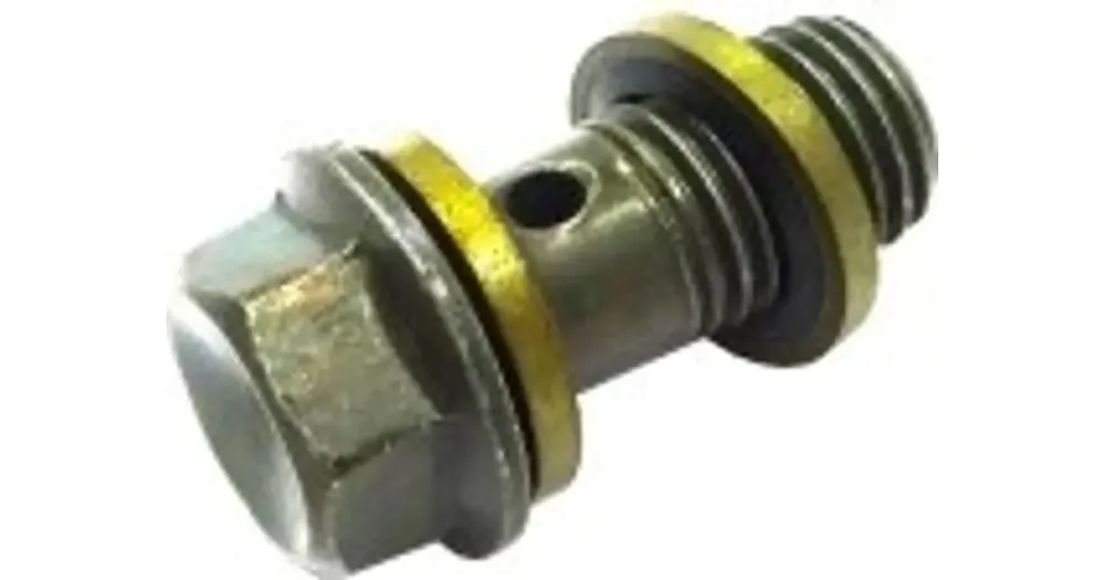 Loppuunmyynti Jarruletkun ruuvi, M10x22 mm, aluslevyillä, Junak