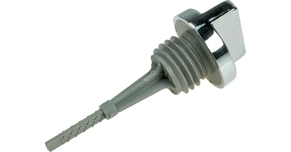 Alennus Öljyntäyttökorkki, öljytikku, kromi, kokonaispituus 7,8 cm, Junak M16 M11 320CCM, 2010-2013
