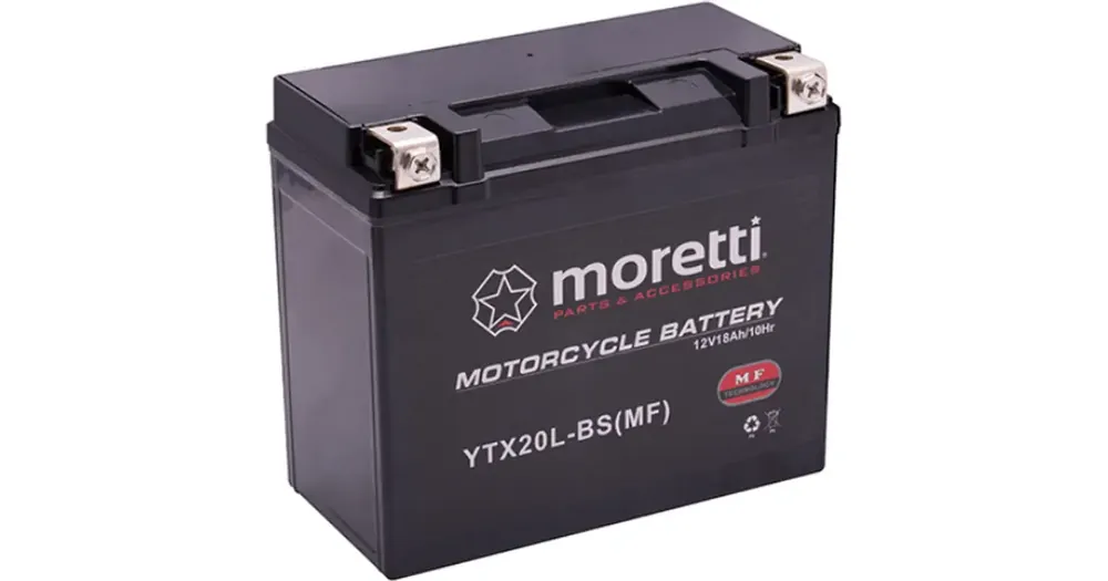 Alennus Moretti Parts MTX20L-BS geeliakku 12V 18Ah 175x87x155mm 270CCA