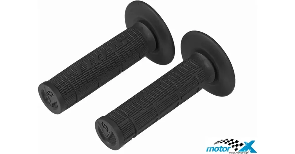 Kuuma Tarjous Scott Radial Half Waffle MX -kahvakumit, mustat, täydellinen sarja