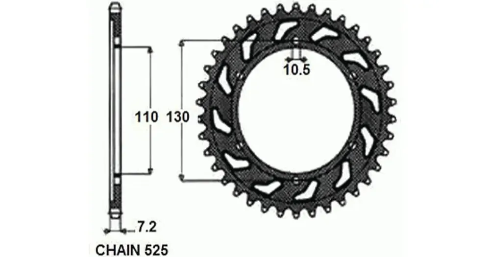Takaratas SUNSTAR TERÄS SUNR1-4474-43 Halpa