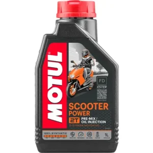 2T MOTUL Scooter Power -synteettinen öljy 1L Halpa