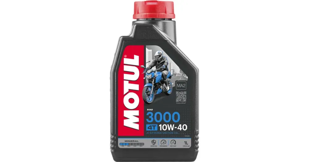 MOTUL 3000 mineraalinen 4T 10W40 1L moottoriöljy Pikatoimitus