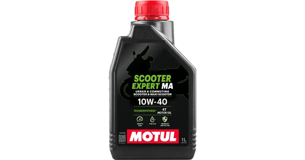 Motul Scooter Expert MA 4T 10W40 4T-moottoriöljy, osasynteettinen, 1 litra Uusi Kokoelma