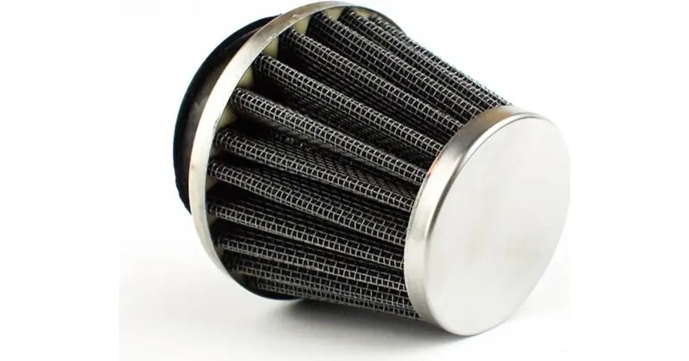Päivän Tarjous Ilmansuodatin, kartio, 44 mm, 0°, kromi