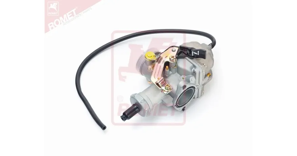 Kaasutin vaijerikäyttöisellä ryypyllä, sopii Junak 123 / Romet Division 4T 125 OHC AC -malleihin Paras Hinta