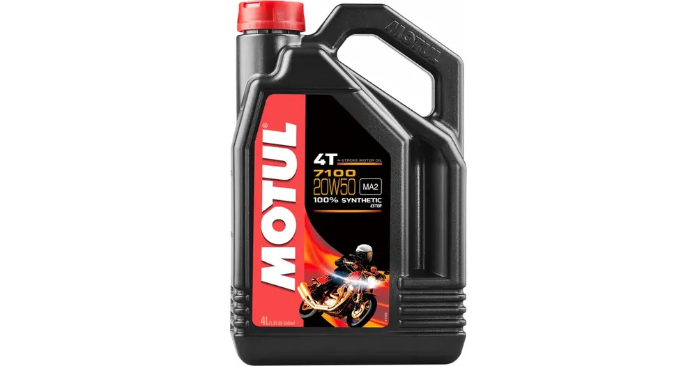 Moottoriöljy MOTUL 7100 synteettinen 4T 20W50 4L Viikonlopputarjous