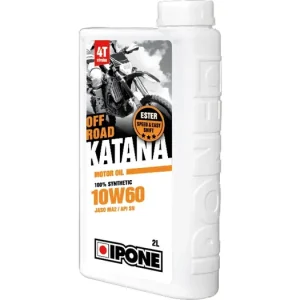 Nopea Toimitus IPONE Katana Off Road synteettinen 4T 10W60 moottoriöljy 2L