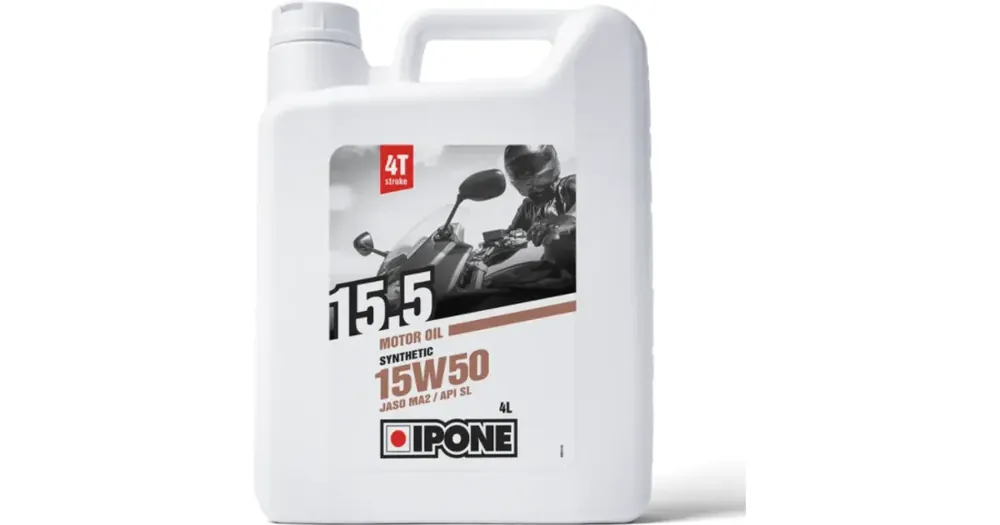 Tarjous IPONE 15.5 osasyntettinen moottoriöljy MA2 4T 15W50 4L