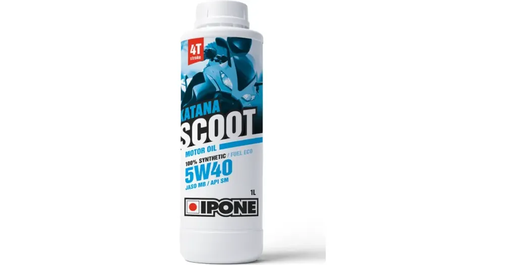 Edullinen IPONE Katana Scoot synteettinen 4T 5W40 1L moottoriöljy