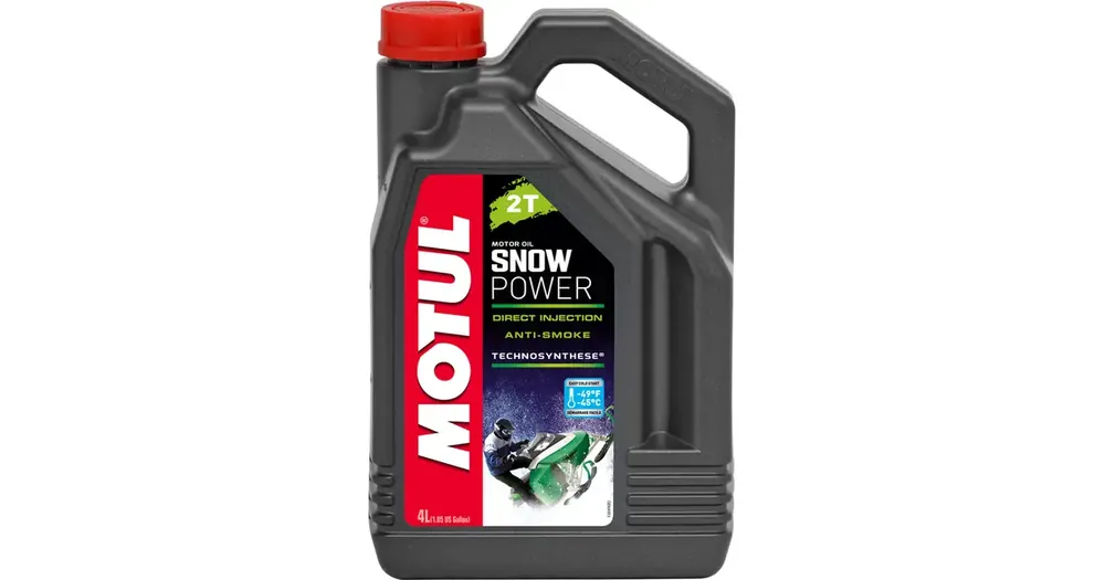 2T MOTUL Snowpower Anti Smoke -puolisynteettinen öljy 4L Korkea Laatu