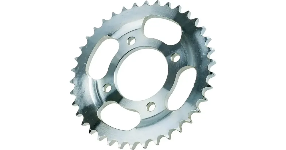 Uusi Malli Takaratas 428 38 hammasta / 58mm reikä / 78mm läpimitta, kupera Romet