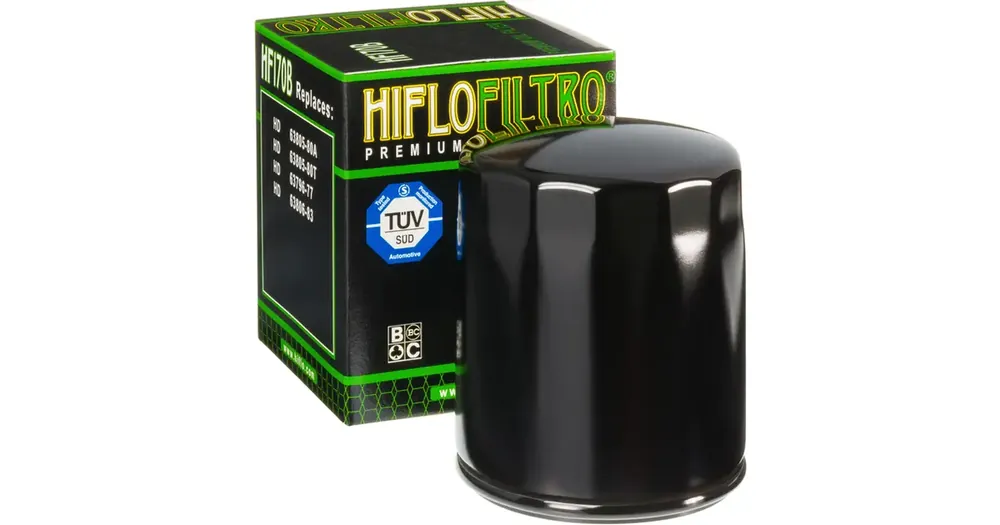 Löytö HifloFiltro öljynsuodatin, kiiltävä musta HF170B