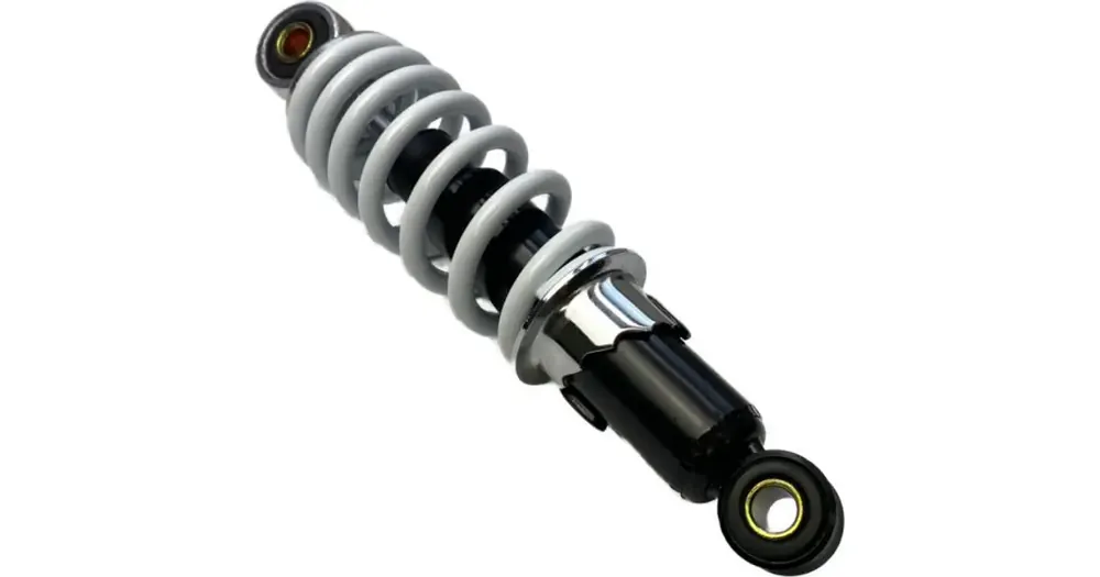 Merkkituote Takaiskunvaimennin, pituus 220mm, valkoinen, säädettävä, ATV