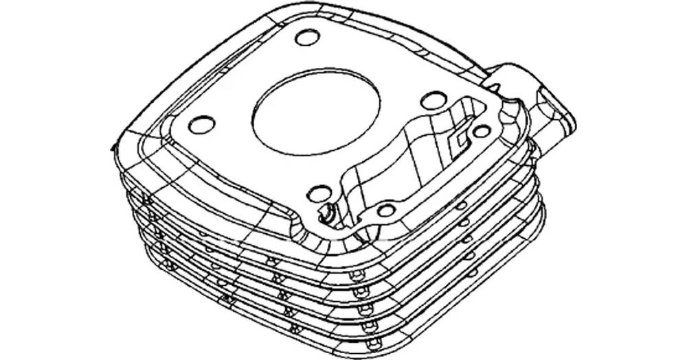 Alkuperäinen Sylinteri, pelkkä, Kymco CK-1 125