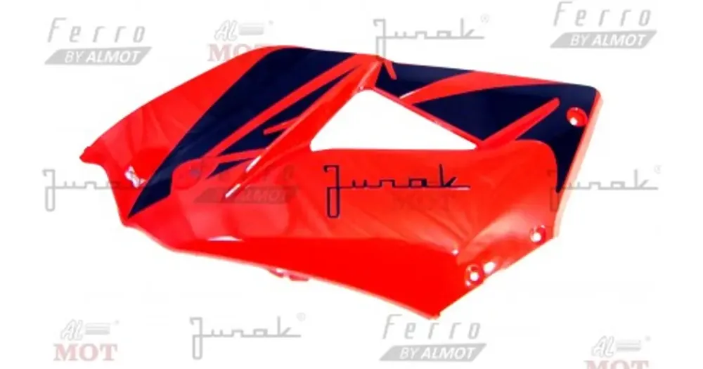 Junak S-200 vasen punainen päällimmäinen sivukate vasen Tarjoushinta