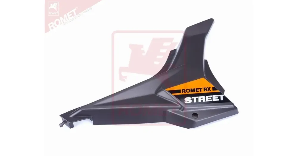Romet RX 125 Street -skootterin oikea sivukate Merkkituote