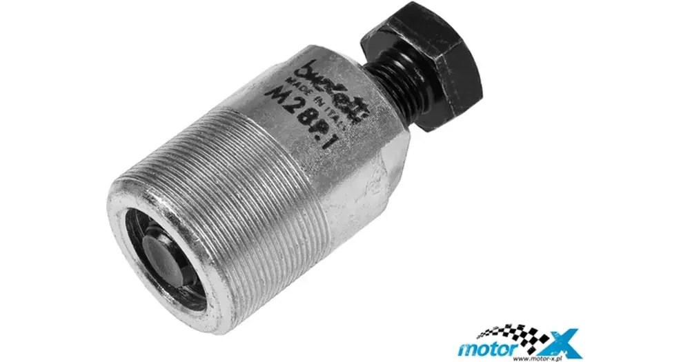 Suosittu Magneeton ulosvedin, kierre M28x1 mm, oikeakätinen, ulkoinen, Buzzetti 5242, Motoplat (esim. Gilera / Piaggio 50-200)