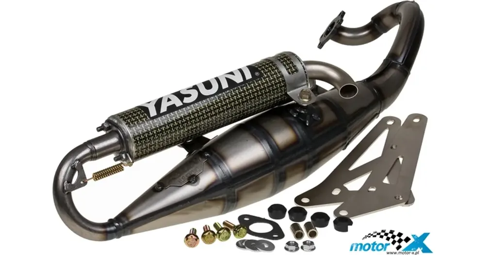 Osta Nyt Yasuni R Kevlar -pakoputki, Derbi / Peugeot vaakasuora (E)
