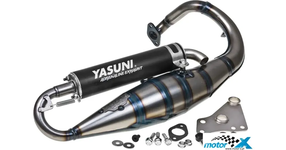 Yasuni R Black Aluminium -äänenvaimennin, Peugeot AC / LC pysty (hyväksytty) Poisto