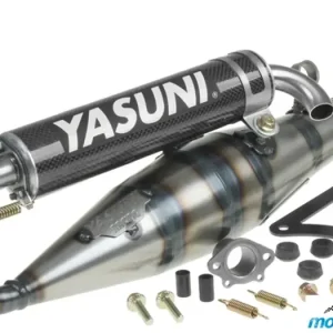 Kausialennus Yasuni Carrera 16 Carbon Black Edition -pakoputki, Minarelli horizontal