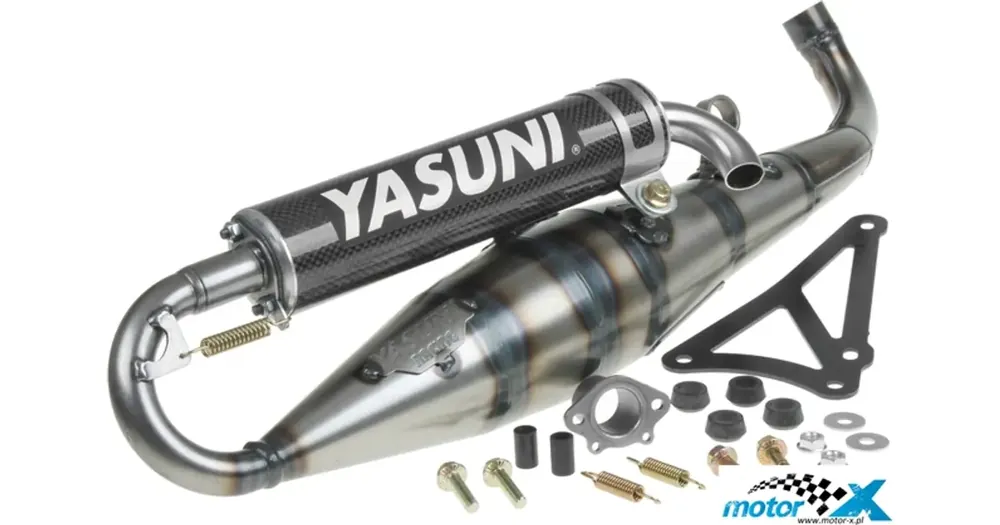 Kausialennus Yasuni Carrera 16 Carbon Black Edition -pakoputki, Minarelli horizontal