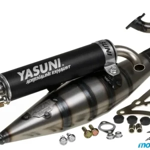 Yasuni R Black Aluminium -pakoputki, Minarelli horizontal (hyväksytty) Vain Rajoitetun Ajan