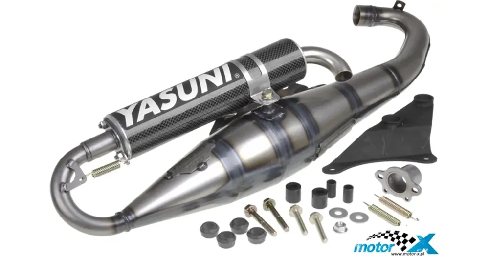 Päivän Tarjous Yasuni Carrera 16 Carbon Black Edition -pakoputki, Gilera / Piaggio