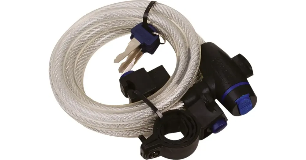Varkaussuoja vaijerilukko 12mm 180cm Oxford Cable Lock Suosittu
