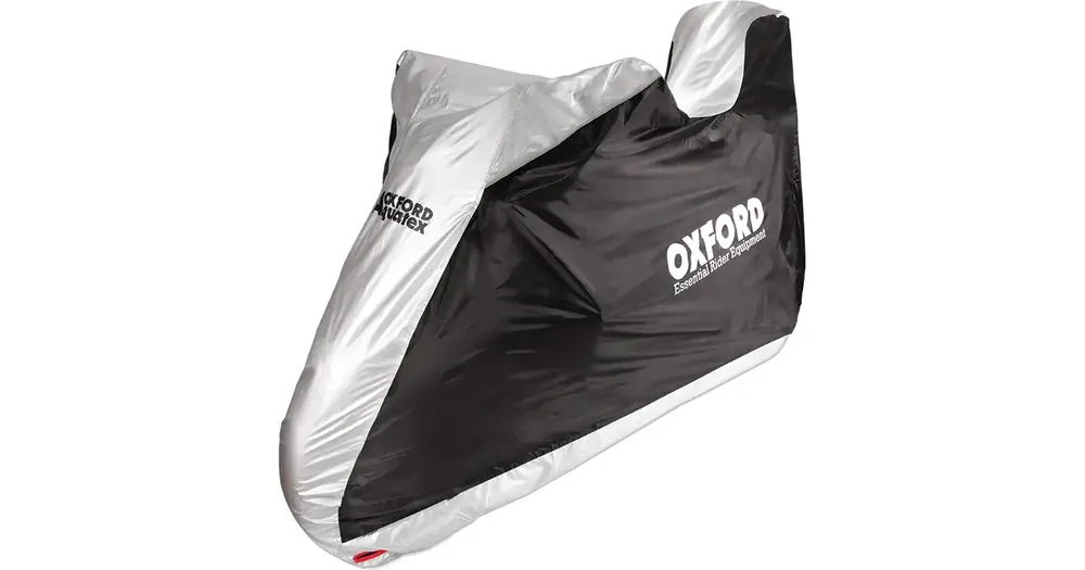 Suosittu Moottoripyörän suojapeite 277x103x141cm, ajoneuvoille keskuslaatikon kanssa, Oxford Aquatex, koko XL