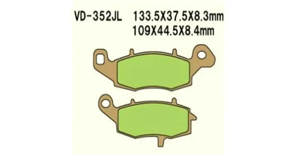 Vesrah VD-352RJL jarrupalat Merkkituote