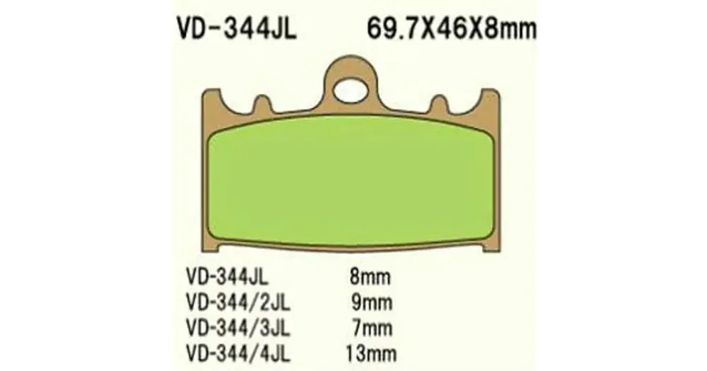 Vesrah Organic VD-344SRJL8 -jarrupalat Ilmainen Palautus