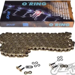525OR vetoketju, 112 lenkkiä, kultainen IRIS O-RING Poisto