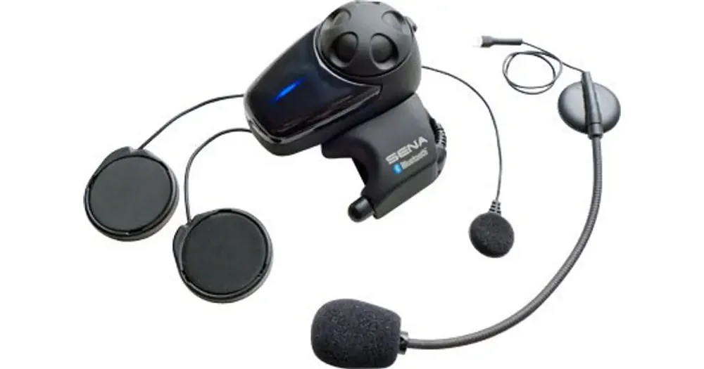 Halpa SMH10 moottoripyöräpuhelin bluetooth 3.0 jopa 900 metrin kantamalla ja yleismallin mikrofonisarjalla (1 sarja) Sena