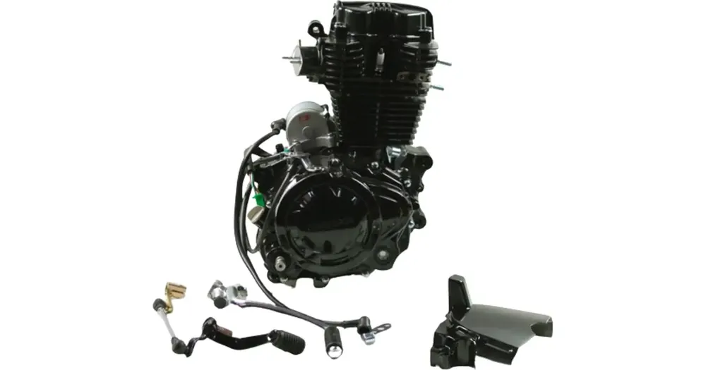 Moottori, täydellinen, 250cc, 5 vaihdetta, musta, Moretti Parts 167FMM Korkea Laatu