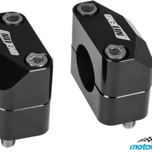 NoEnd Fatbar -ohjaustangon adapterit d.22,2–28,6 mm, musta, cross / enduro / supermoto Superhinta