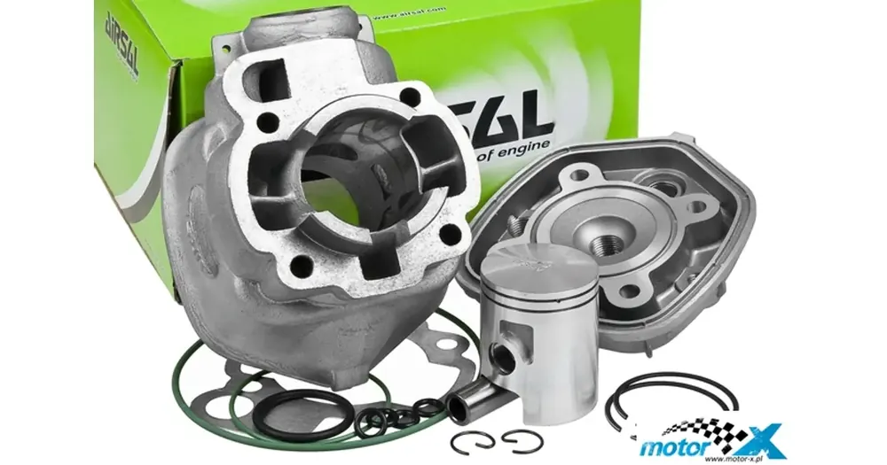 Sylinterisarja Airsal Iron Sport 50cc, kansi mukaan lukien, Minarelli AM6 / 1E40MB 50 2T LC Pikatoimitus