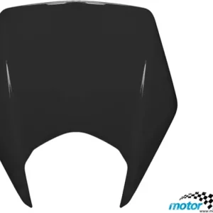 Uusi Malli Ajovalon suojus, musta, Derbi Senda DRD 10- / Gilera RCR, SMT 11-