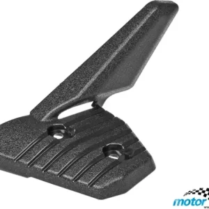 Jalkatappi matkustajalle, vasen, musta, Aprilia SR 50 R 04- / SR 50 R Factory 04- Tehdashinta