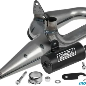 Erikoistarjous Giannelli Vintage Black Aluminium -pakoputki, Vespa PX 125-150 11-