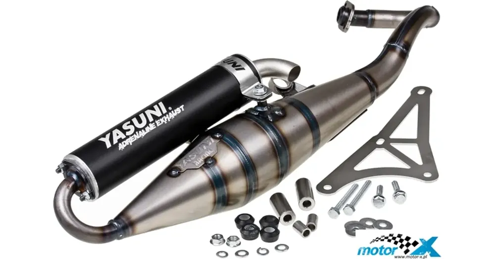 Yasuni Z Black Aluminium -pakoputki, Gilera / Piaggio (E) Vain Tänään